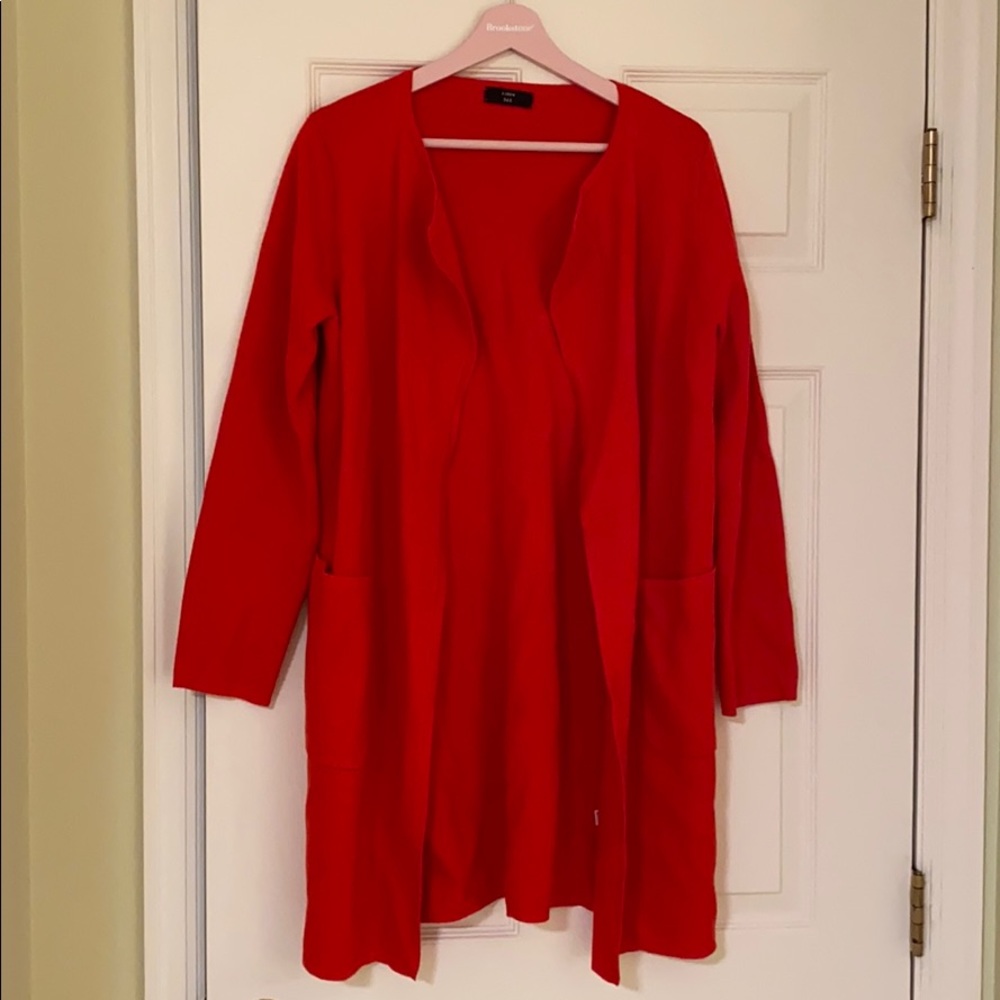J.Crew Juliette collarless sweater blazer